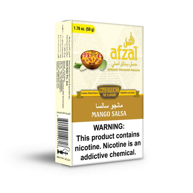 salsa tobacco Buy Afzal Mango Salsa Hookah Flavors Shisha Tobacco