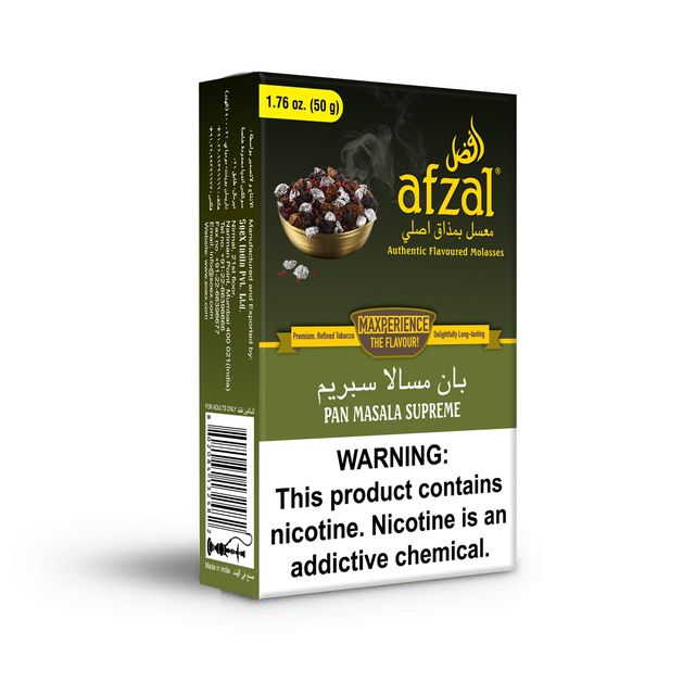 Afzal パンマサラ スプリーム フーカー フレーバー シーシャ タバコを購入