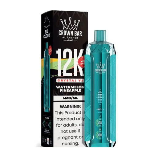 rolls bar vape Al Fakher Crown Bar Crystal V2 12K
