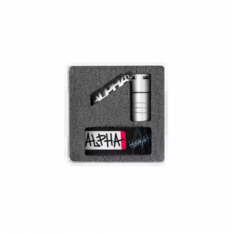 Alpha Pipe Glass Box Personal Hookah Mouth Tip With Lanyard - VNDL