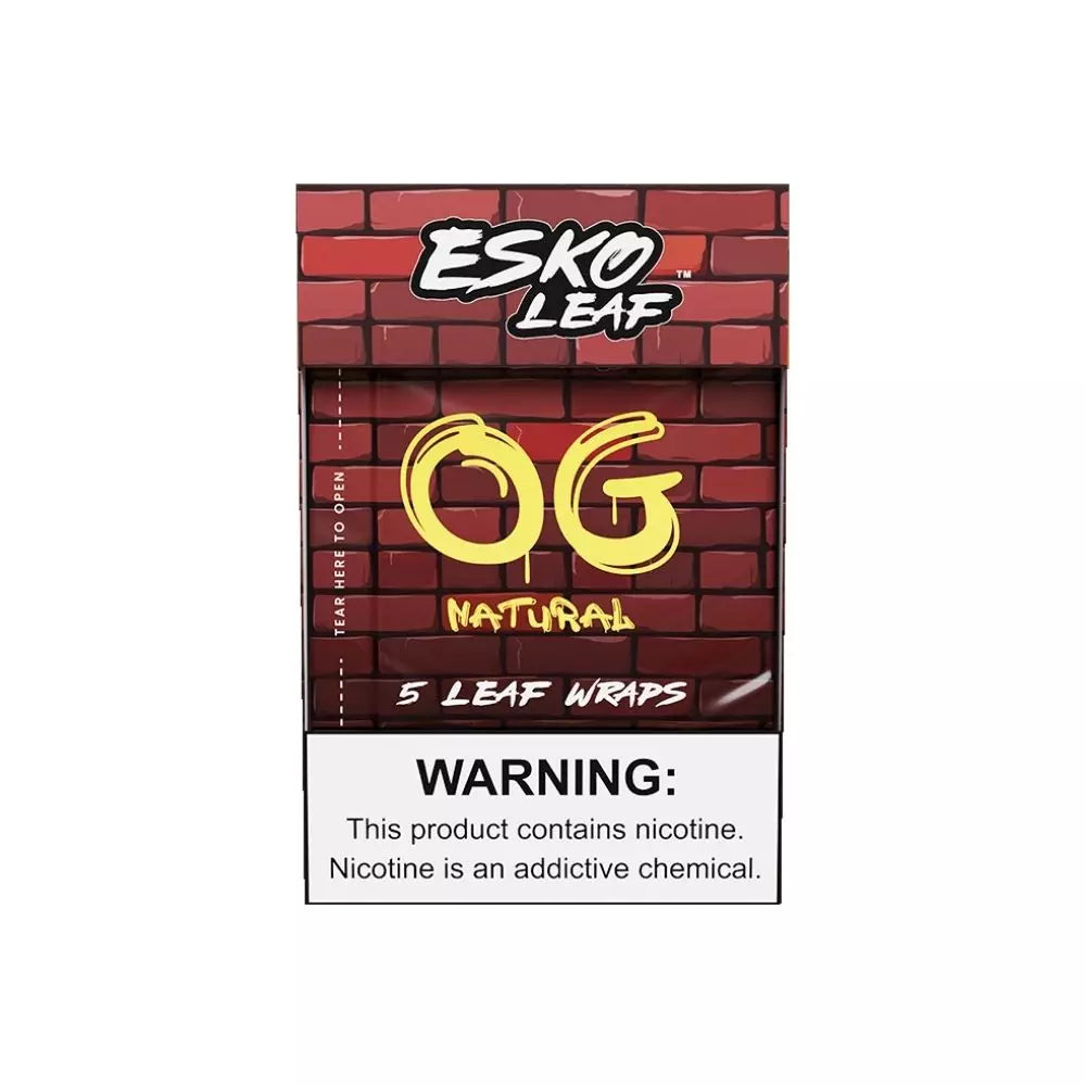 nicotine free tobacco leaf Esko Tobacco Leaf Wraps