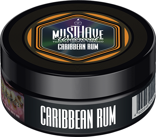 Must Have Caribbean Rum Hookah Shisha Tobacco 125g - 