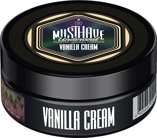 Must Have Vanilla Cream Hookah Shisha Tobacco 125g - 