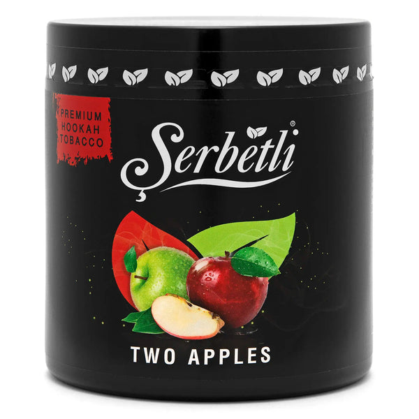 Serbetli Two Apples Hookah Shisha Tobacco - 