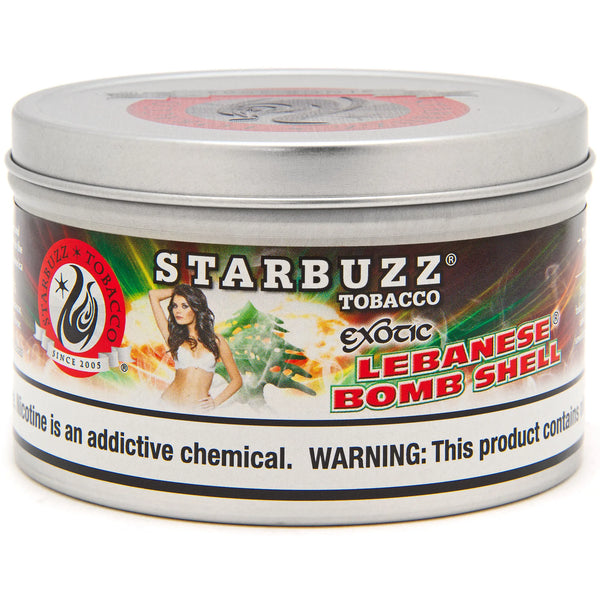 Starbuzz Exotic Lebanese Bomb Shell Hookah Shisha Tobacco - 