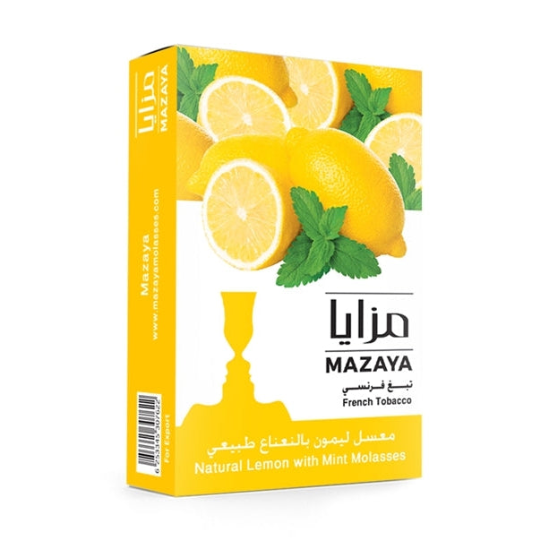 mazaya tobacco lemon mint Mazaya Lemon With Mint