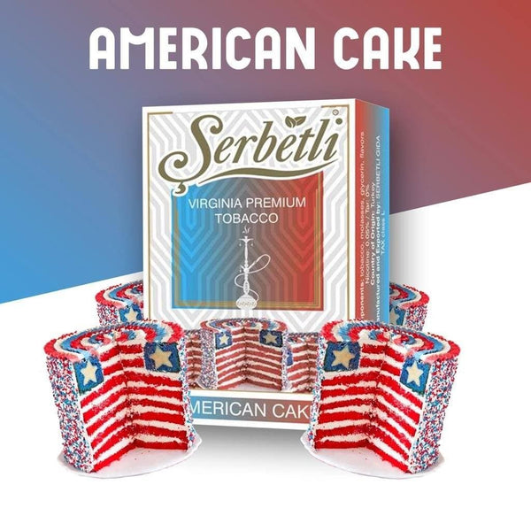 Serbetli American Cake Hookah Shisha Tobacco - 