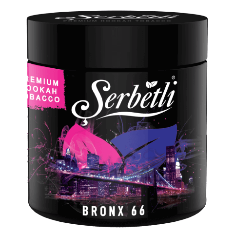 Serbetli Bronx 66 Hookah Shisha Tobacco - 