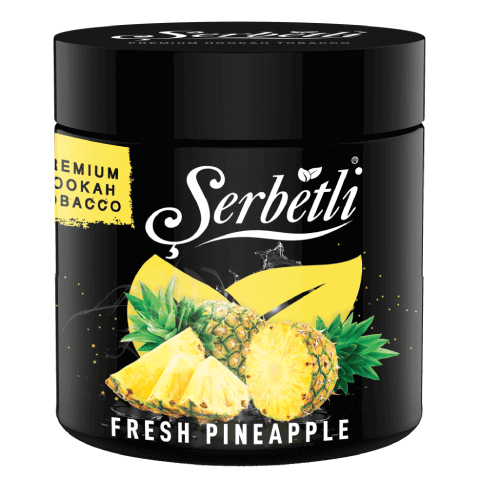 Serbetli Fresh Pineapple Hookah Shisha Tobacco - 