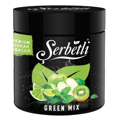 Serbetli Green Mix Hookah Shisha Tobacco - 