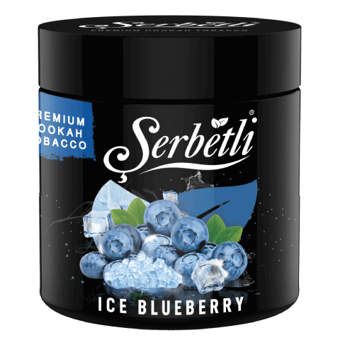 Serbetli Ice Blueberry Hookah Shisha Tobacco - 