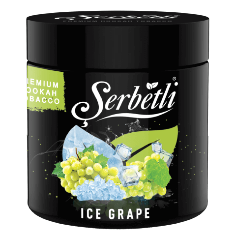 Serbetli Ice Grape Hookah Shisha Tobacco - 