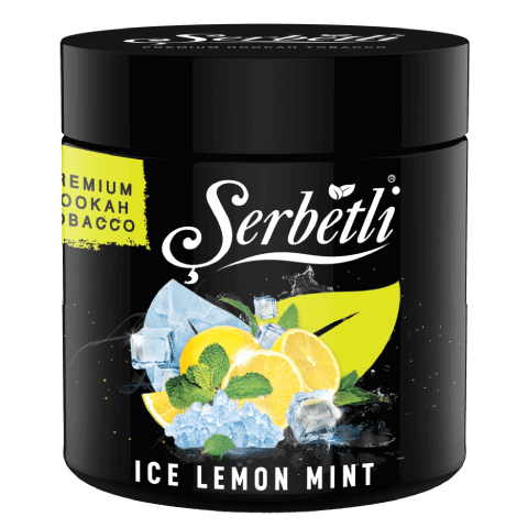 Serbetli Ice Lemon Mint Hookah Shisha Tobacco - 