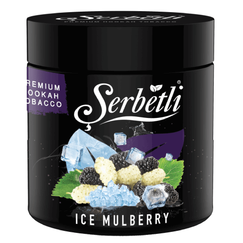 Serbetli Ice Mulberry Hookah Shisha Tobacco - 