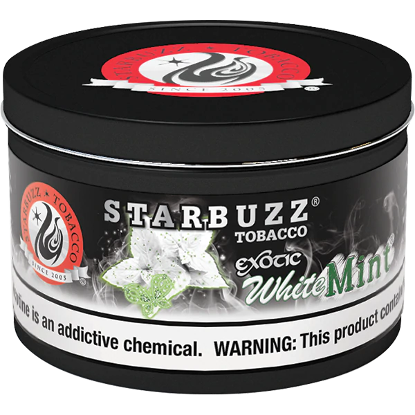 Starbuzz Bold White Mint Hookah Shisha Tobacco - 250g