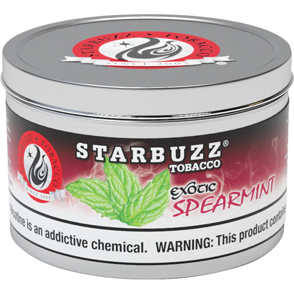 Starbuzz Spearmint Hookah Shisha FlavorCommandez maintenant !
