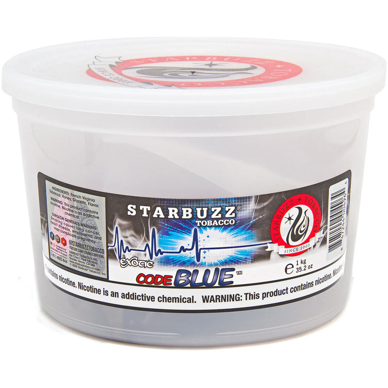 Starbuzz Bold Code Blue Hookah Shisha Tobacco - 1000g