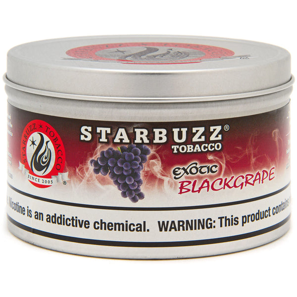 Starbuzz Exotic Black Grape Hookah Shisha Tobacco - 