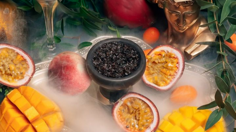 what is shisha tobacco Hookah Flavor Blueberry Mint Herbal Blue Mist - 2.8 ounce What's in a Shisha? Ingredients,