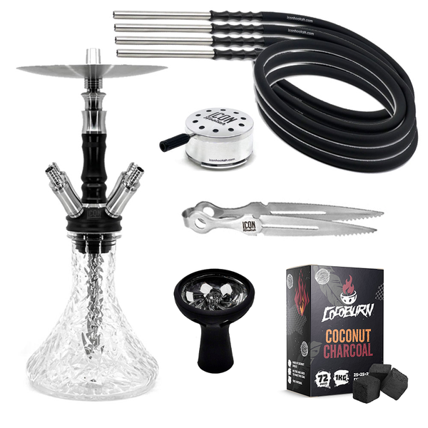 4-Hose Hookah Shisha Starter Kit | Buy Tobacco Online!