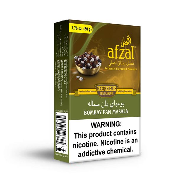 Afzal Bombay Pan Masala Hookah Flavors - 