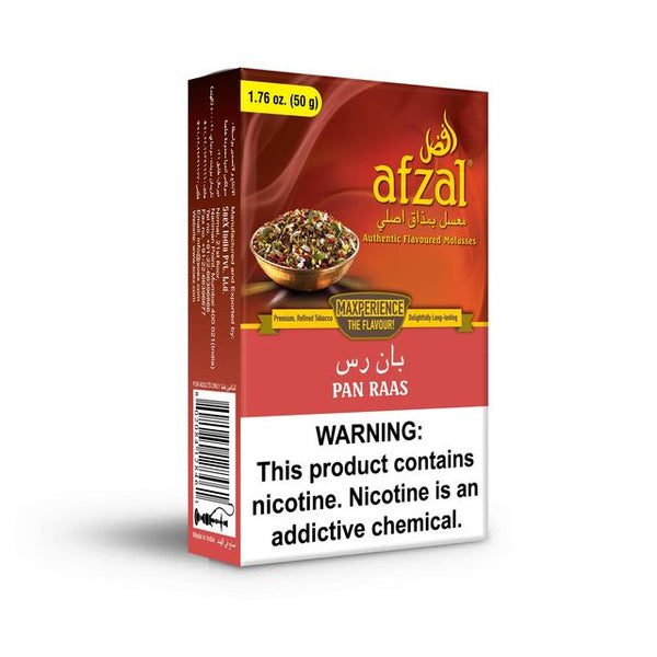 Afzal Pan Raas Hookah Flavors - 