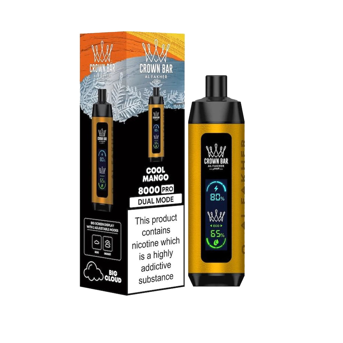 Buy Al Fakher Crown Bar Vape 8K