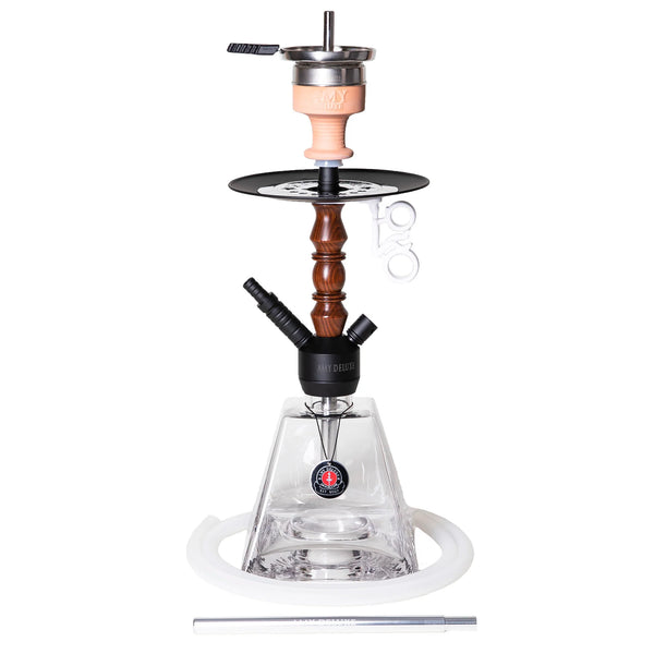 Amy Deluxe Pyrawood R 090.02 Hookah - Clear
