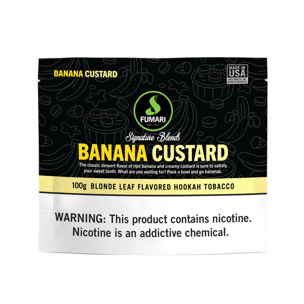 Fumari Banana Custard Hookah Shisha Flavor - 100g