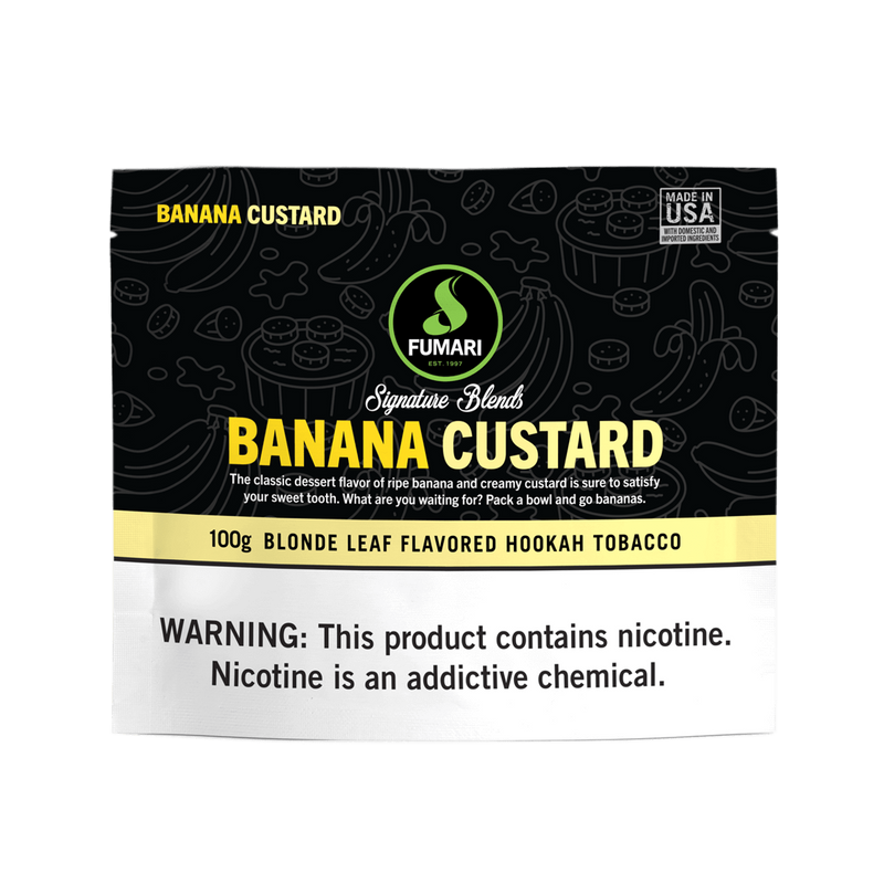Fumari Banana Custard Hookah Shisha Flavor - 100g