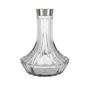 Alpha Craft Twistlock Hookah Base - Silver / Clear