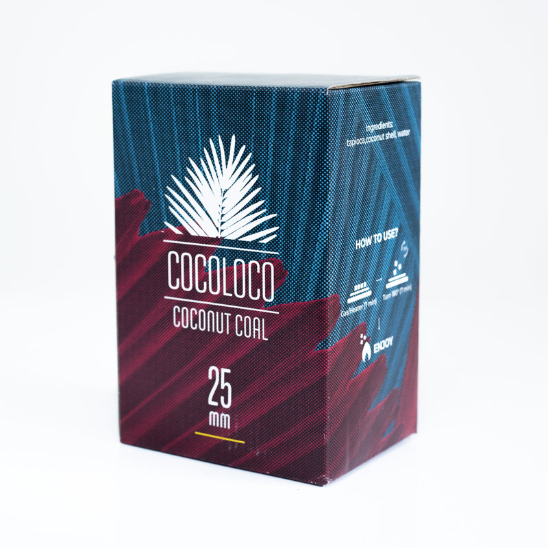 Cocoloco Coconut Hookah Coals 25 mm - 