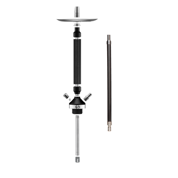 Conceptic Design Carbon Hookah - Black / Without Glass Base