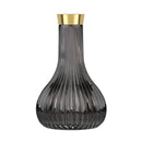 Alpha Drop Twistlock Hookah Base - Gold / Tinted