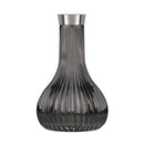 Alpha Drop Twistlock Hookah Base - Silver / Tinted