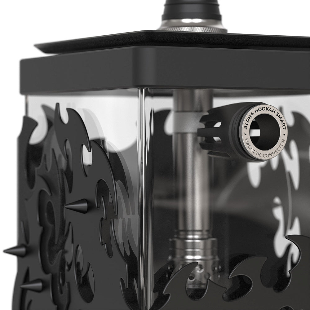 Alpha Hookah Smart EXZO | LED Light Hookah with Waterfall Purge
