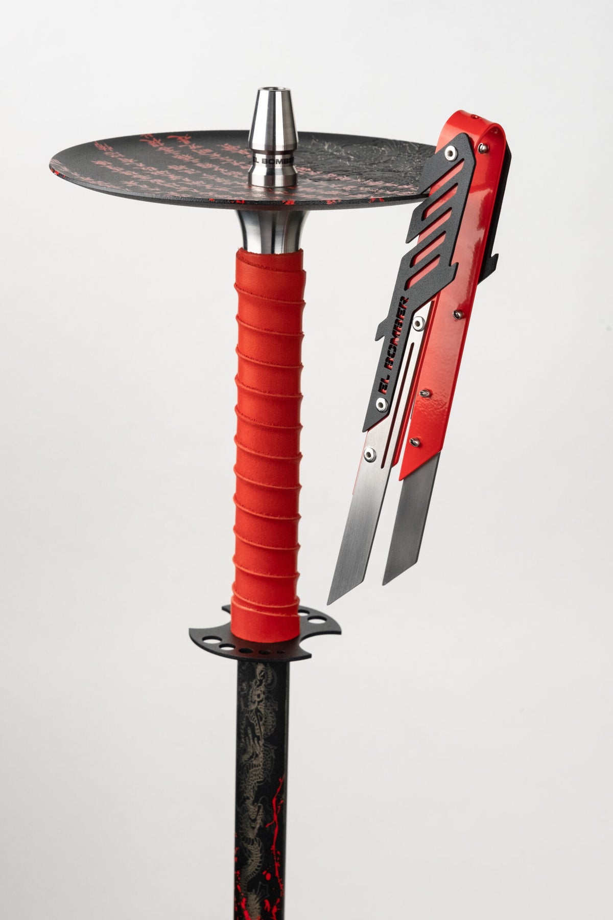El Bomber Black Katana Hookah Shisha Tongs | Buy & Smoke Today!