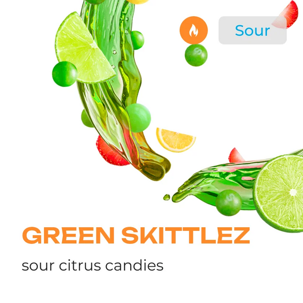 Element Water Line Green Skittlez Hookah Flavors -