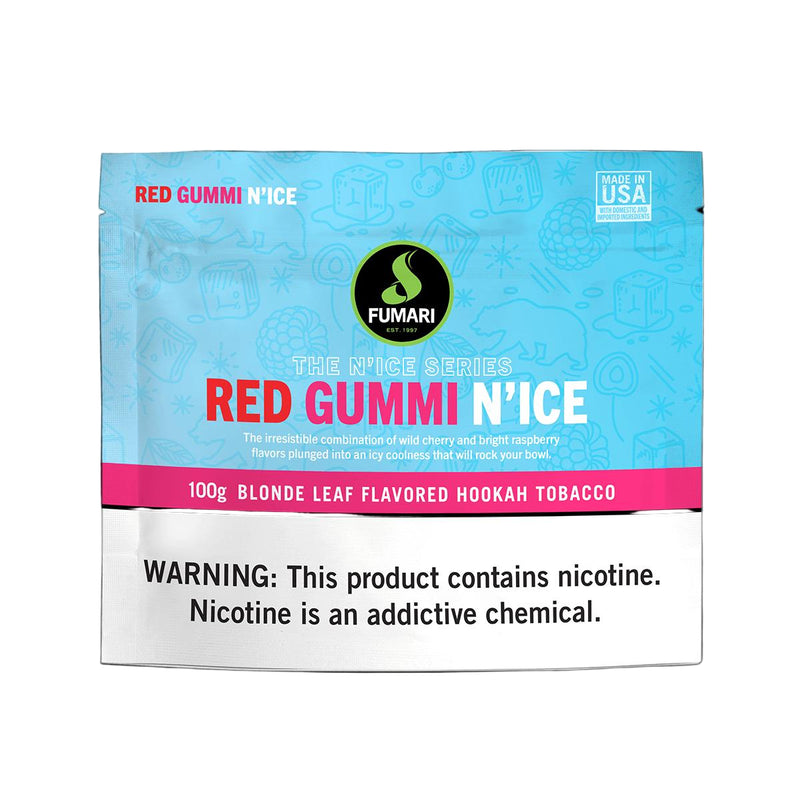 Fumari Red Gummi Bear N'Ice Hookah Shisha Flavor - 100g