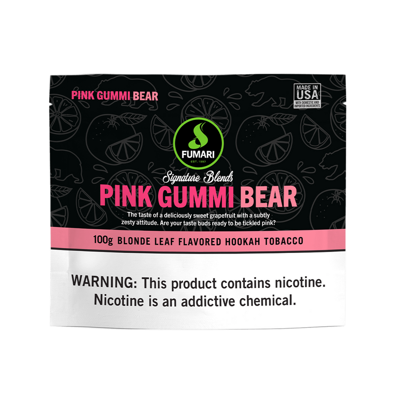Fumari Pink Gummi Bear Hookah Shisha Flavor - 100g