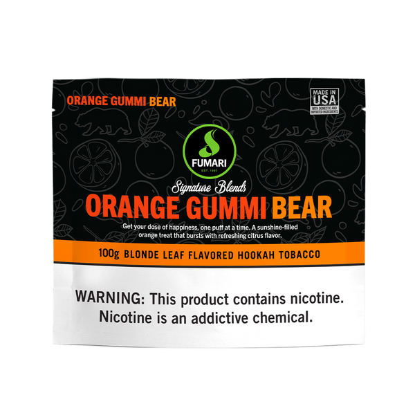 Fumari Orange Gummi Bear Hookah Shisha Flavor - 100g