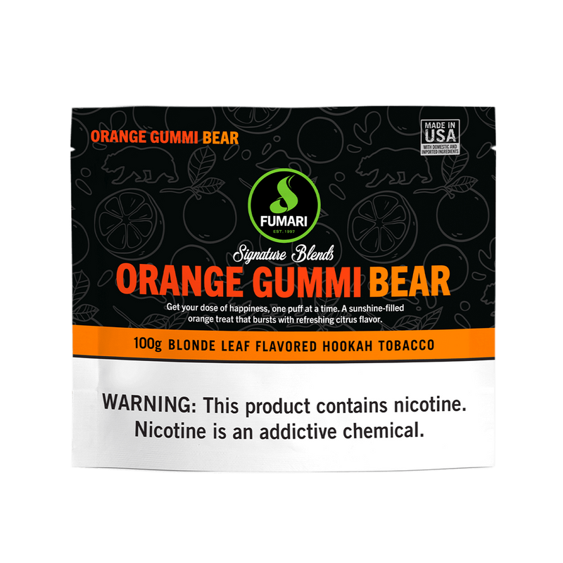 Fumari Orange Gummi Bear Hookah Shisha Flavor - 100g