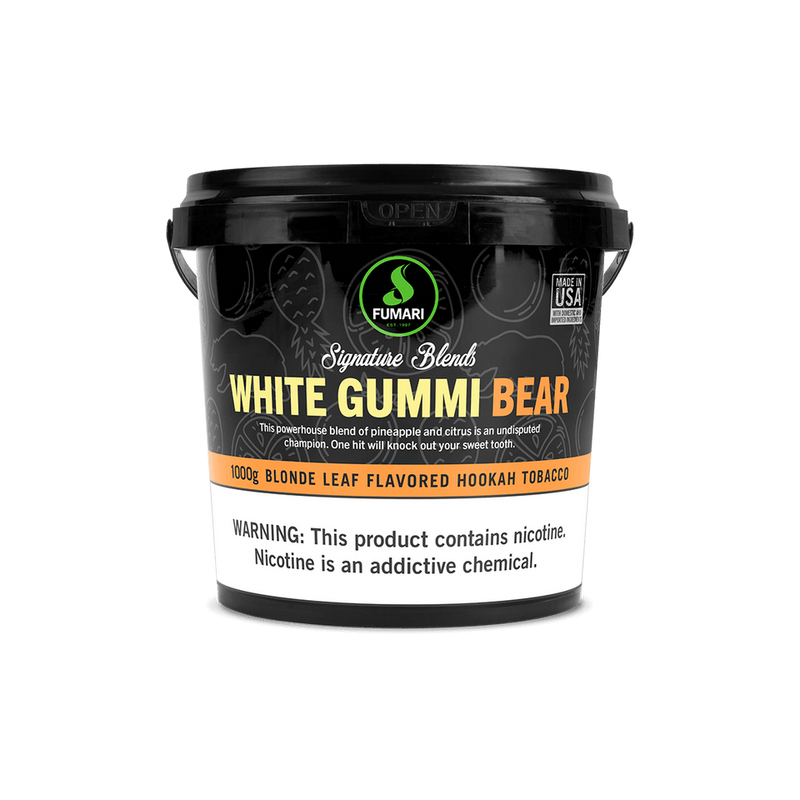 Fumari White Gummi Bear Hookah Shisha Flavor - 1000g