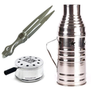 Icon Hookah Heat Management, Tongs, and Wind Cover Set (Free Gift) -