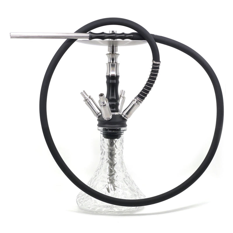  Hookah set with 3 hookah hose, 21 complete hookah set with all  hookah accessories including ceramic bowl, charcoal holder, glass vase and  extra disposable hookah tips : Health & Household