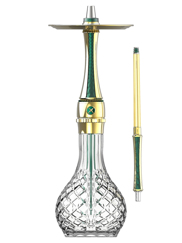 Maxx Royal Hookah - Emerald Gold