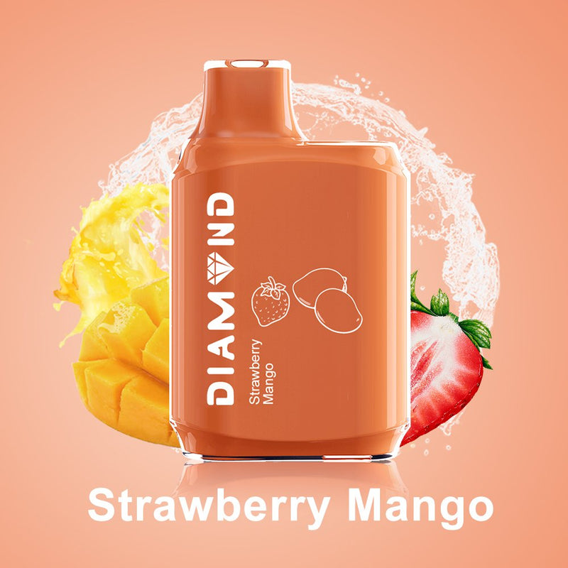 Mosmo Diamond Vape Pack of 5 pcs - Strawberry Mango