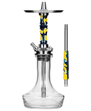 Moze Breeze Pro Hookah - Candy Line Blue/Yellow