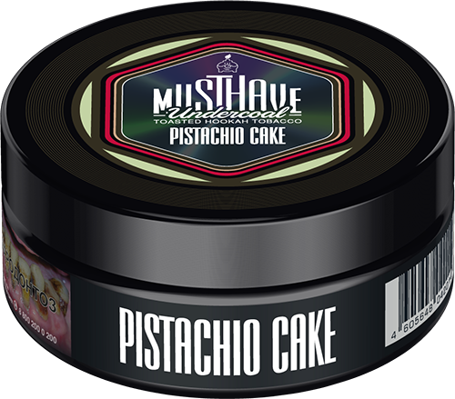 Must Have Pistachio Cake Hookah Shisha Tobacco 125g - 