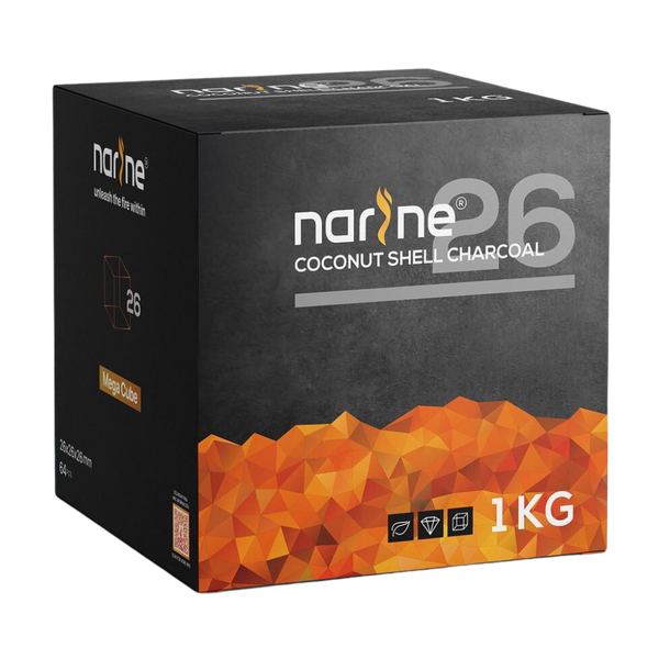 Narine Coco 26mm Hookah Coals 1kg - 